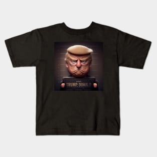 Donald Trump Mugshot Kids T-Shirt